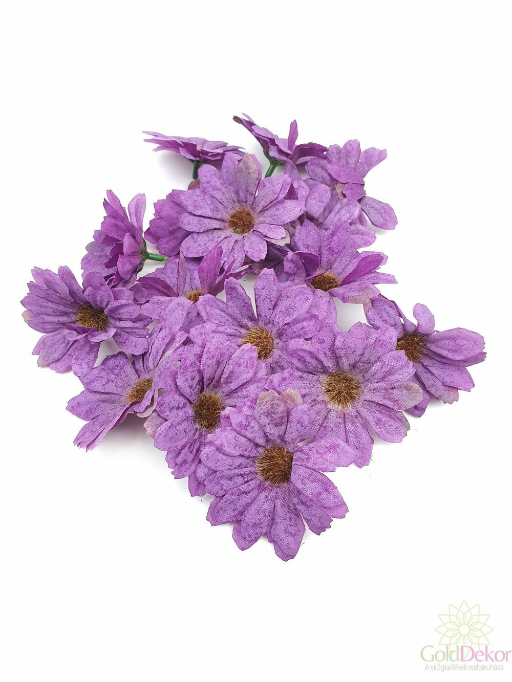 Dekor fejvirág 19 - sötét lila