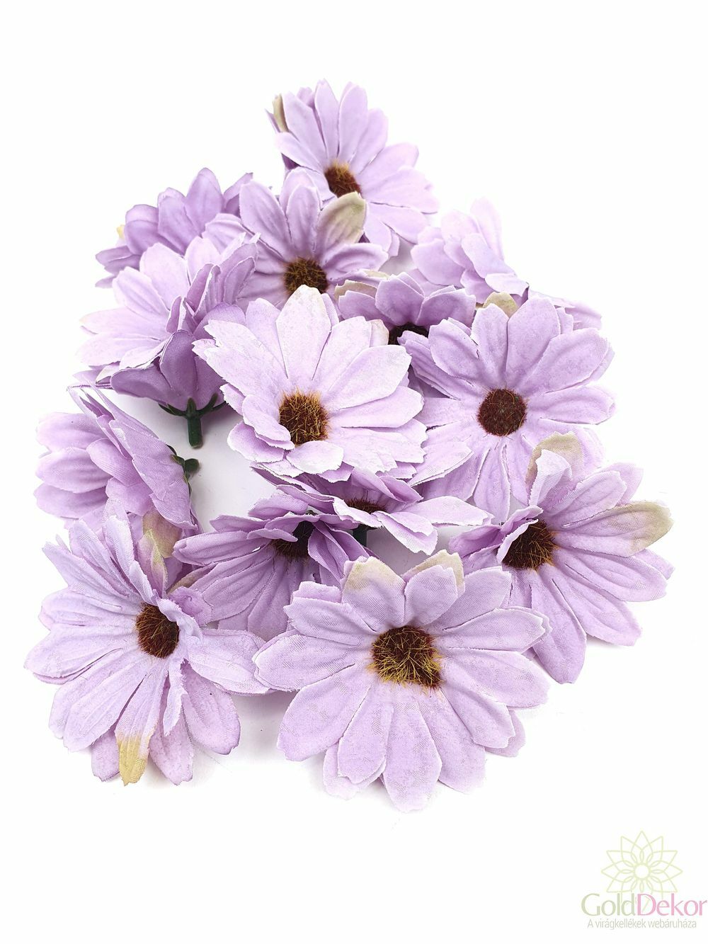 Dekor fejvirág 19 - világos lila