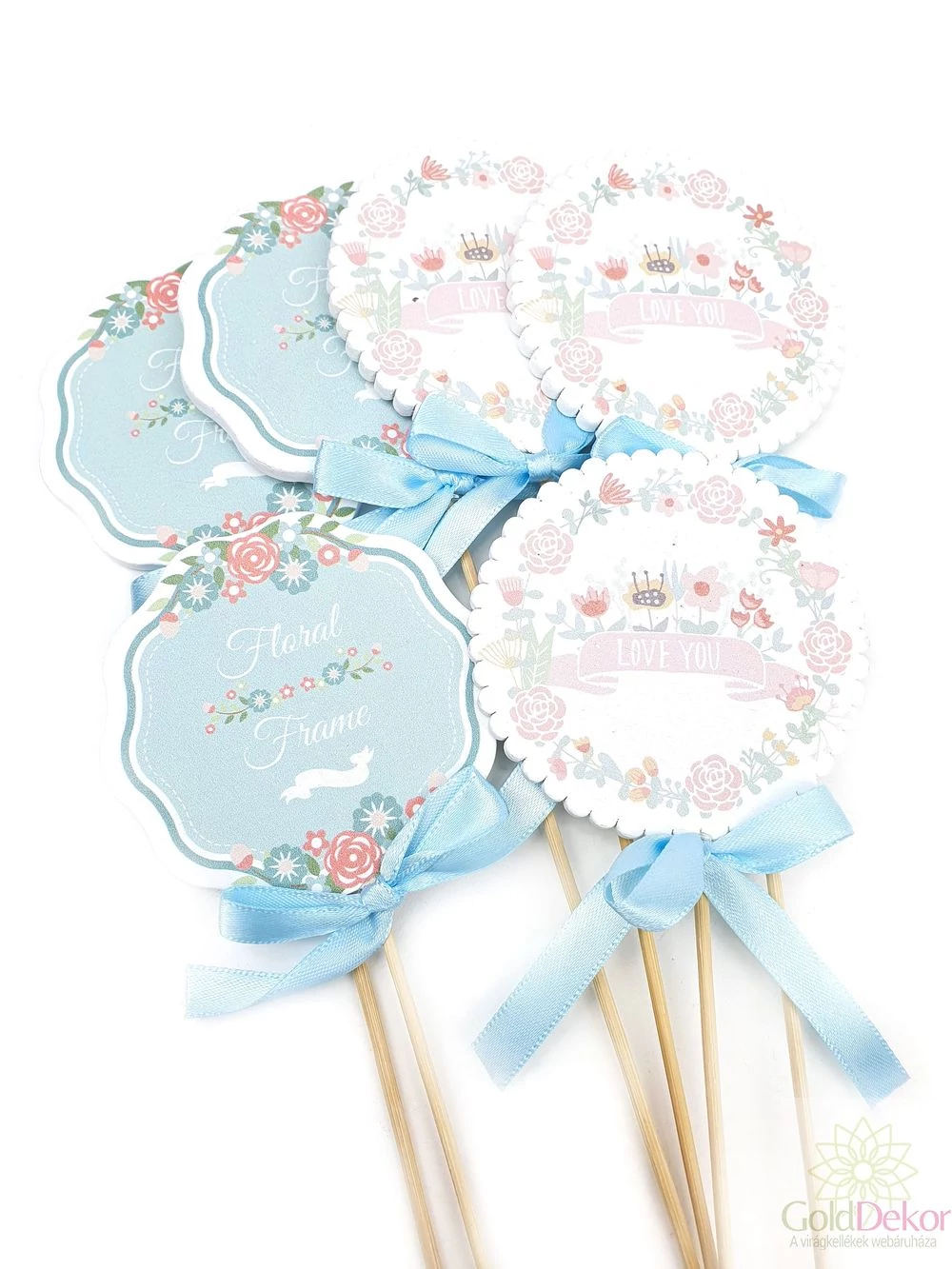 Pasztel mintás virág betűző A