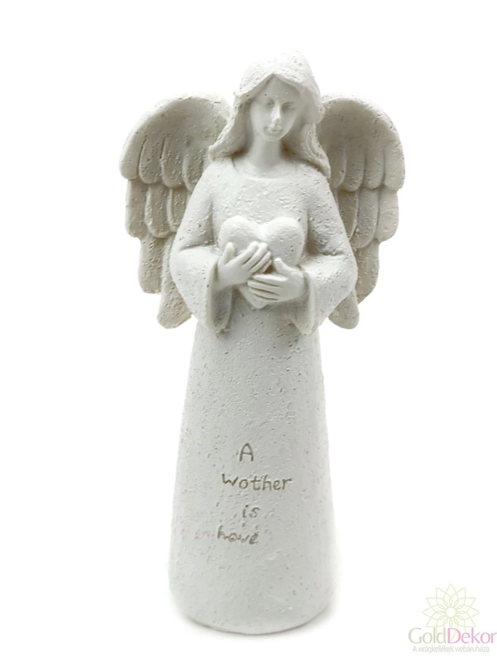 Feliratos angyal 16 cm - A