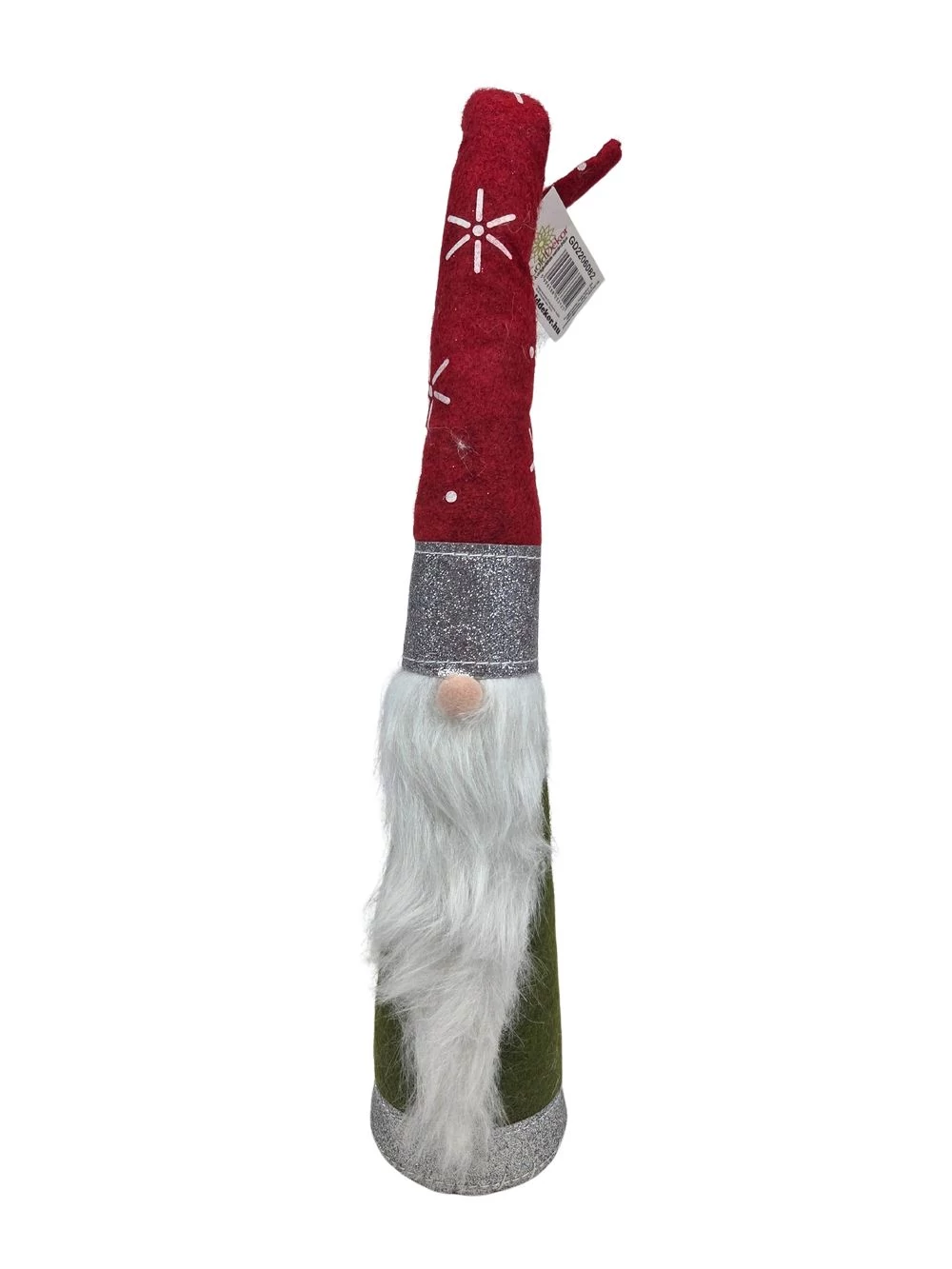 Filc manók 39 cm - Piros sapkás