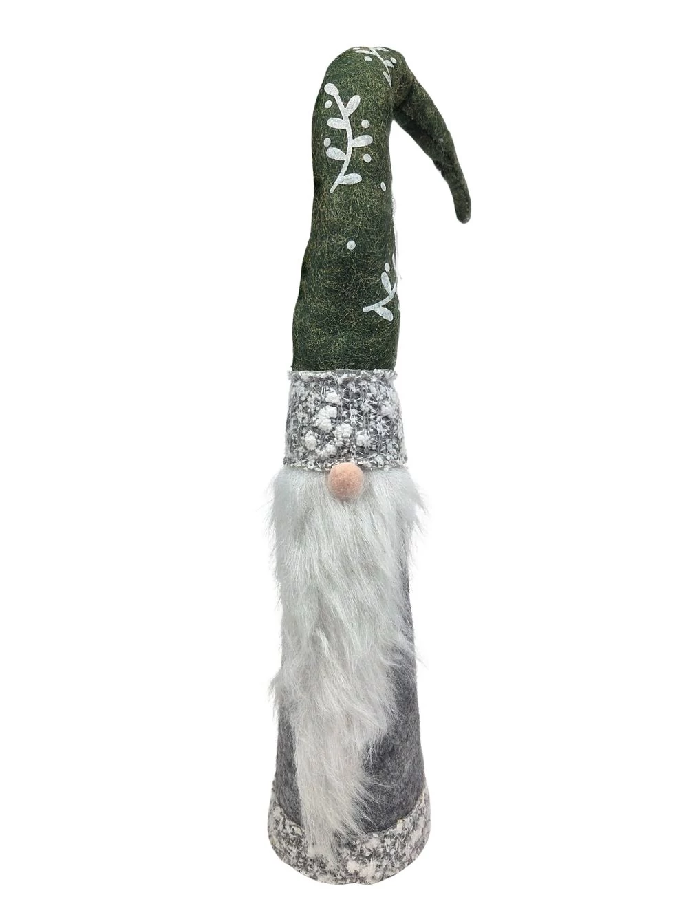 Filc manók 39 cm - Zöld sapkás