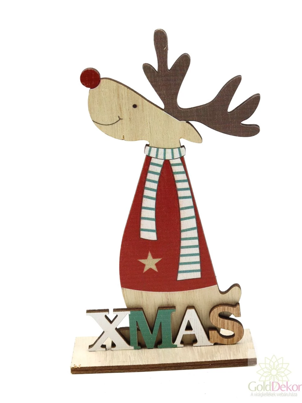 Fa talpas rénszarvas XMAS