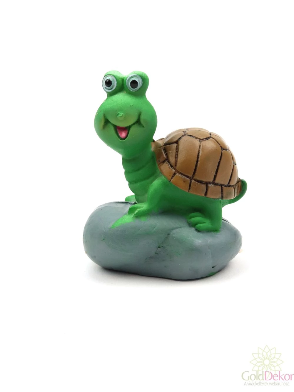 Teknős figura kövön