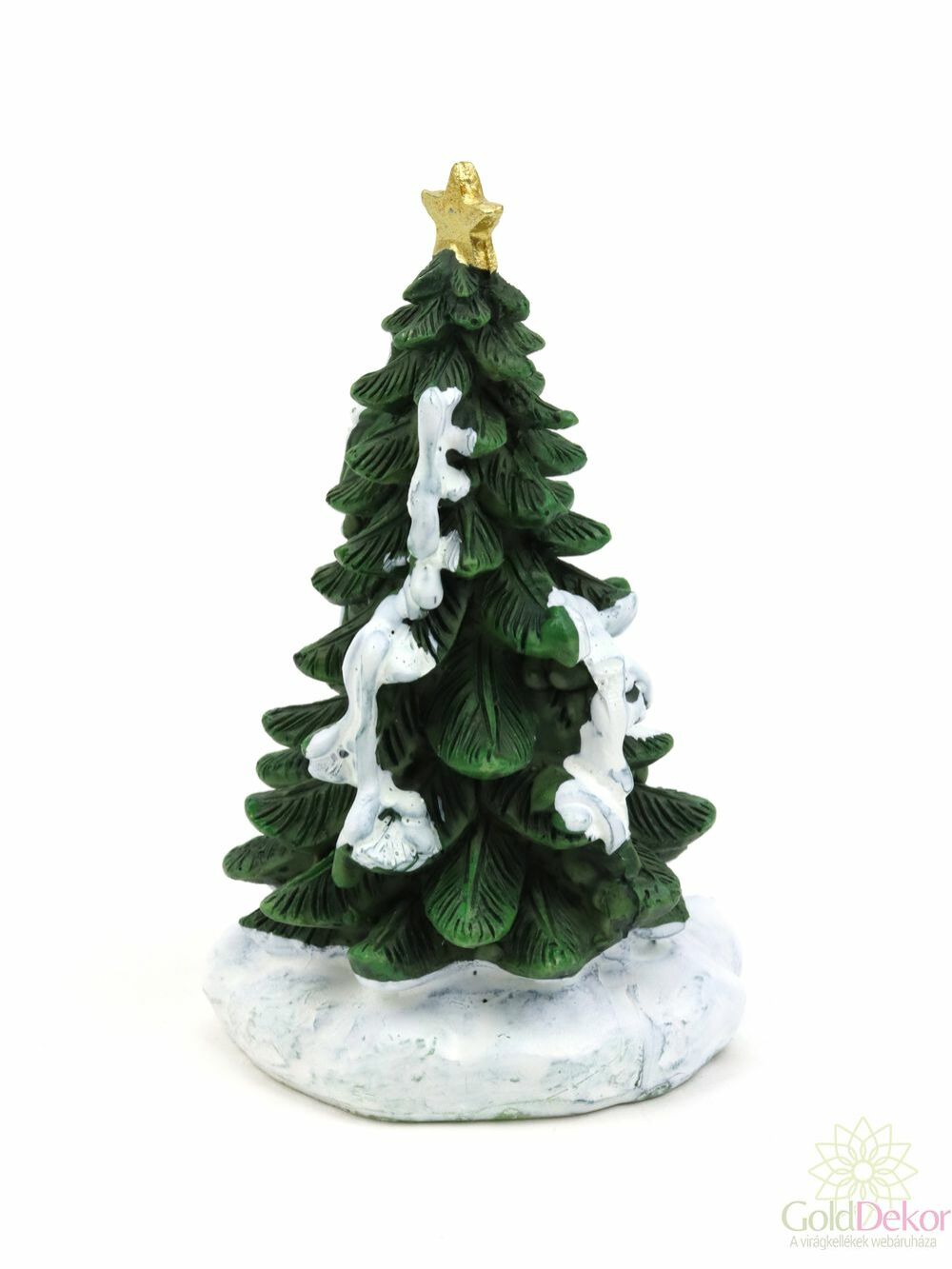 Havas karácsonyfa figura
