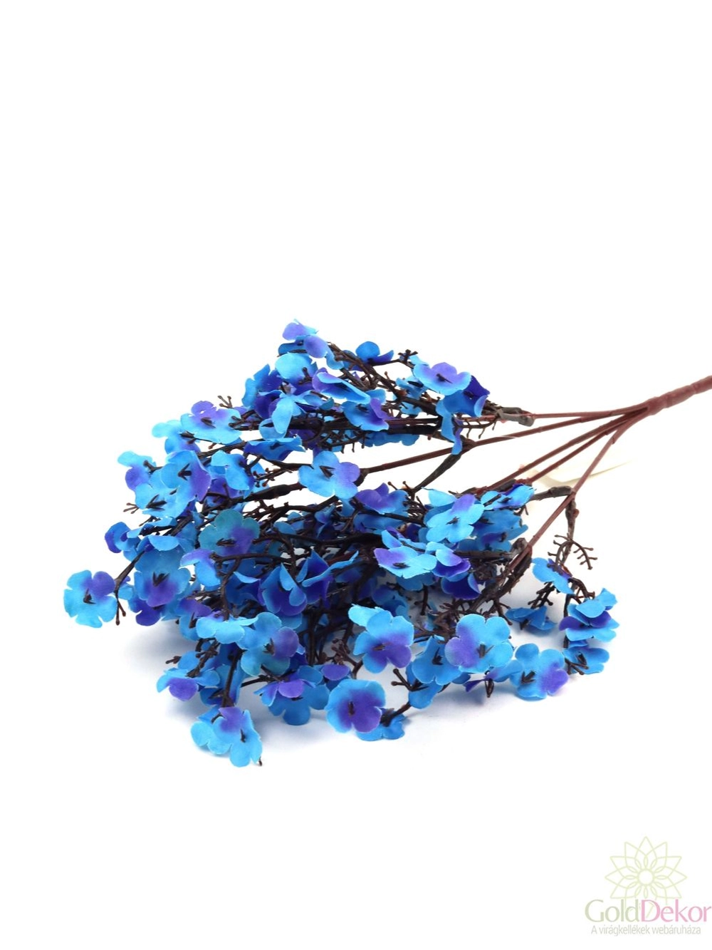 Őszi virágos csokor kicsi  - Kék