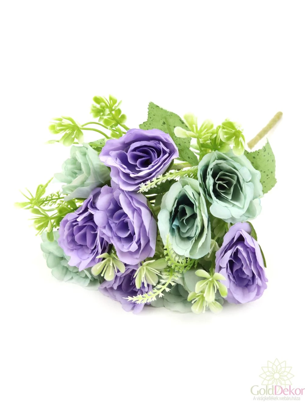 Vegyes színű kicsi csokor 68 - Lila-menta