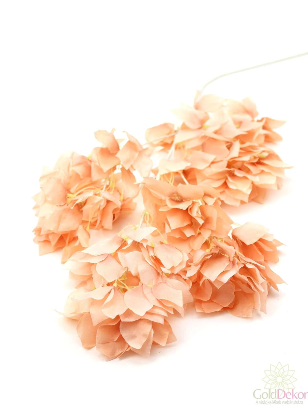 Őszi színű virágos ág B - Antik barack