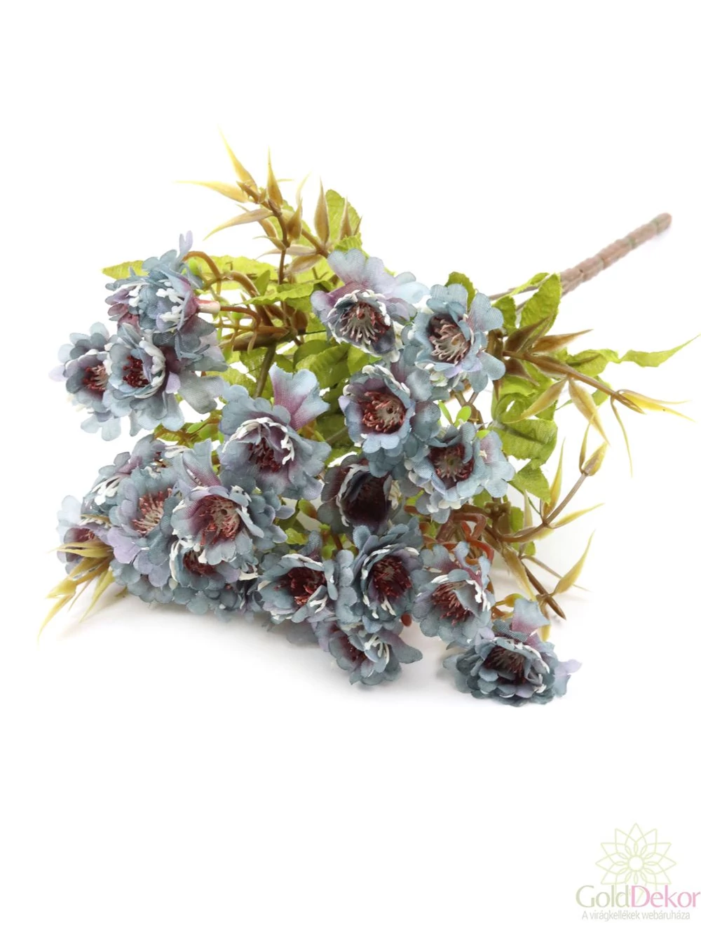 Apró virágú kicsi csokor - Kék