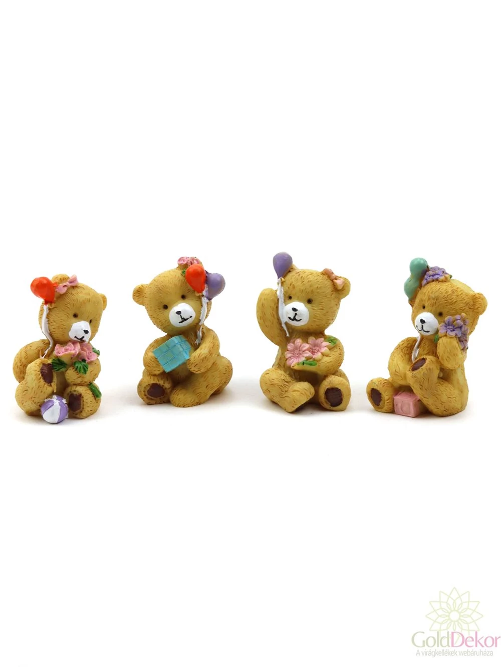 Maci figura 3,5 cm lufis ajándékkal