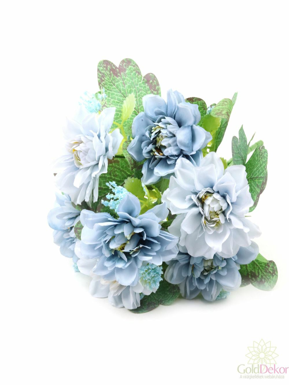 Gardenia csokor 7 fejes - Kék