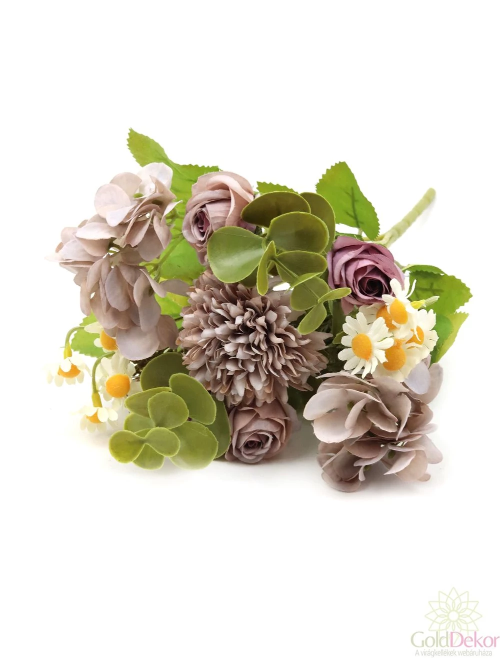 Antik leveles vegyes kiscsokor - Mályva