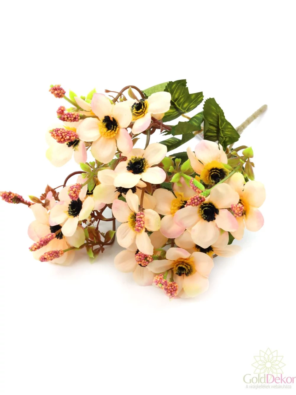 Vegyes színű kicsi csokor 79 - Cirmos barack