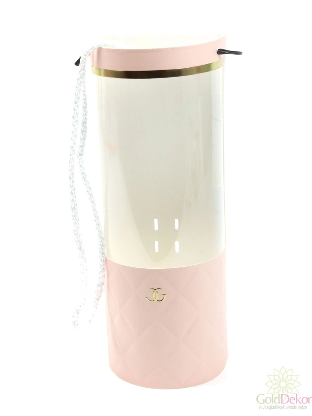 Papír virágtartó cső - Rózsaaszín