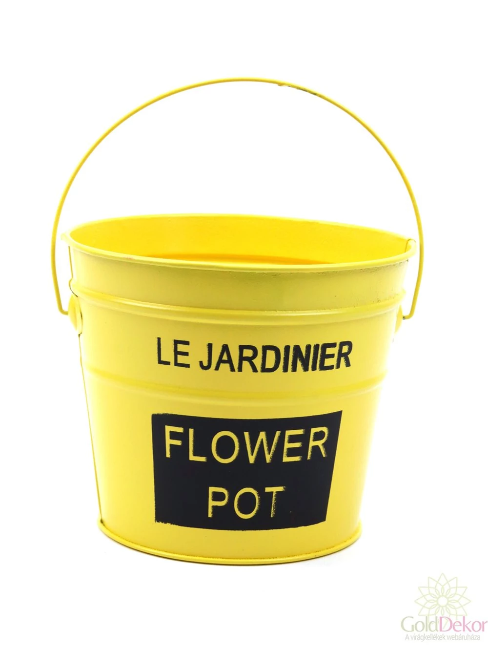 LE  JARDINIER bádog vödör - Sárga