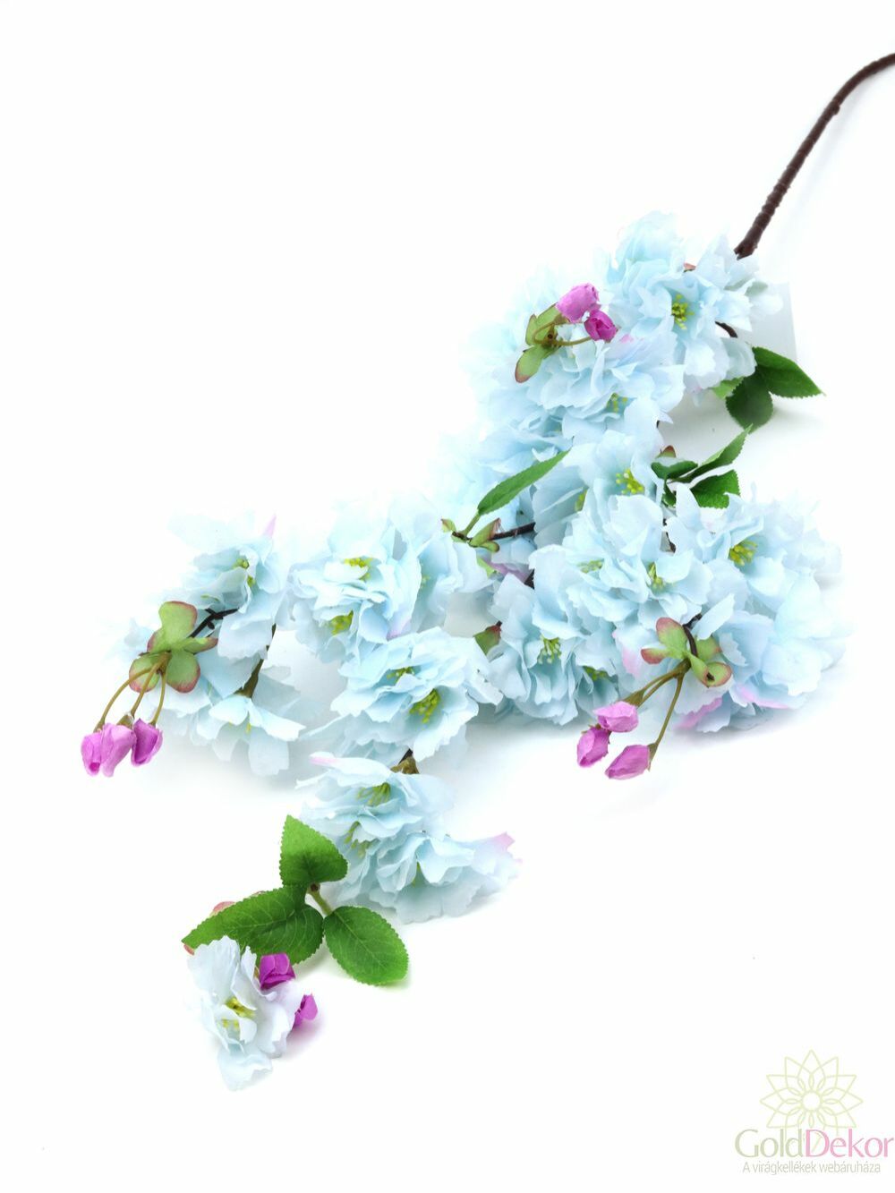 Tavaszi virágos ág 1 - Világos Kék