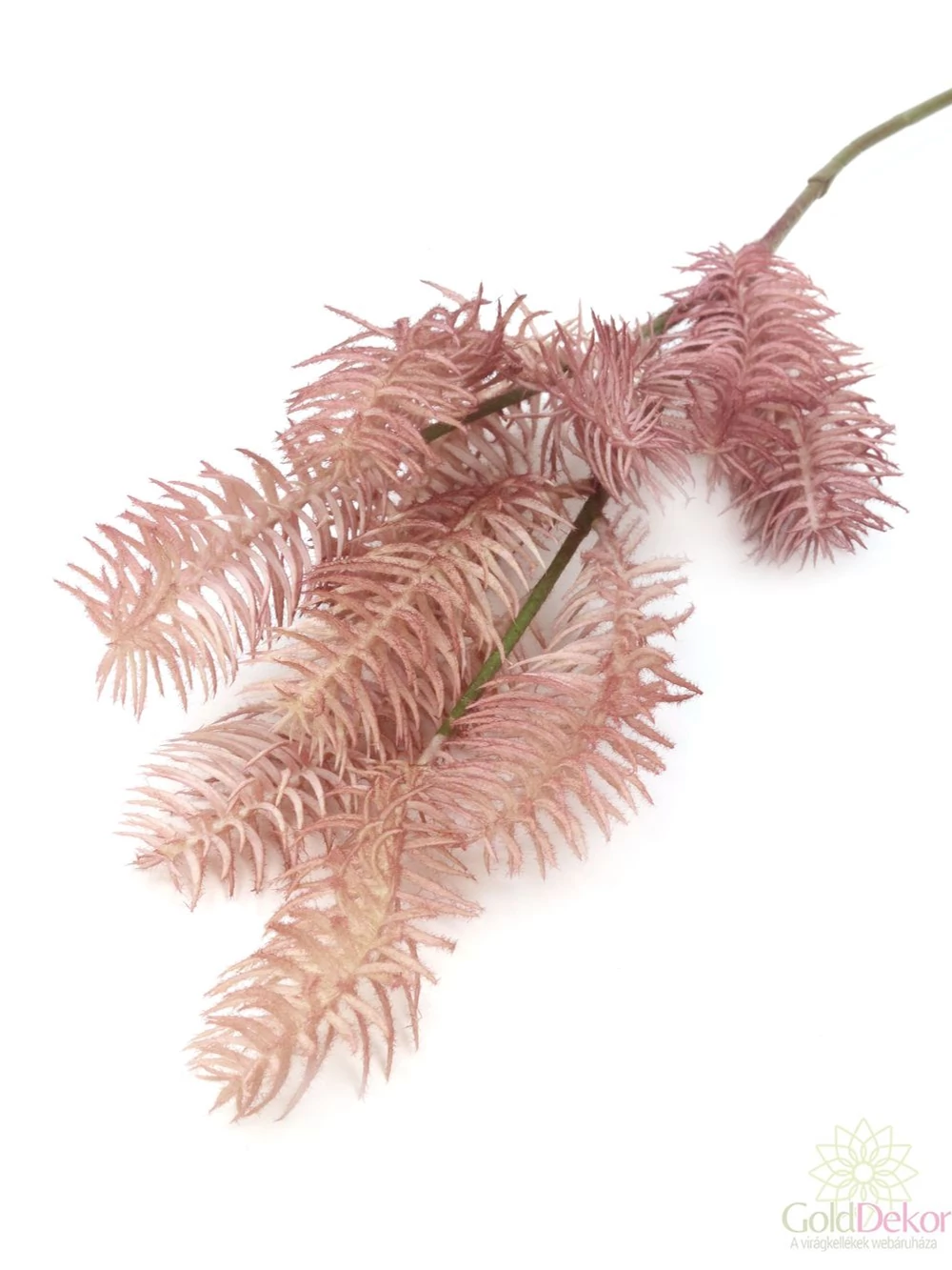 Szőrös műzöld ág 2 - Mályva