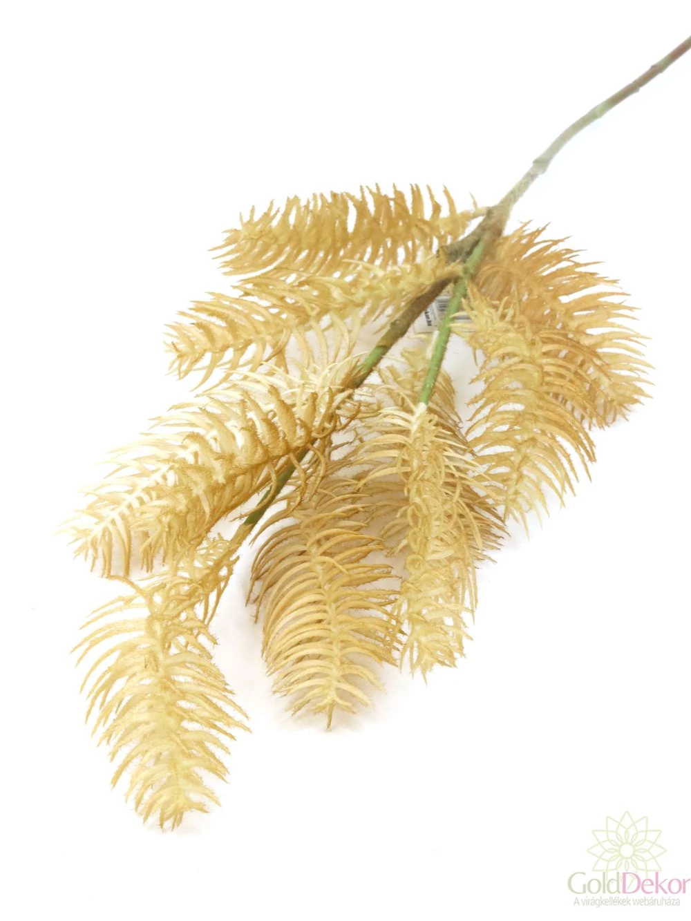 Szőrös műzöld ág 2 - Barna