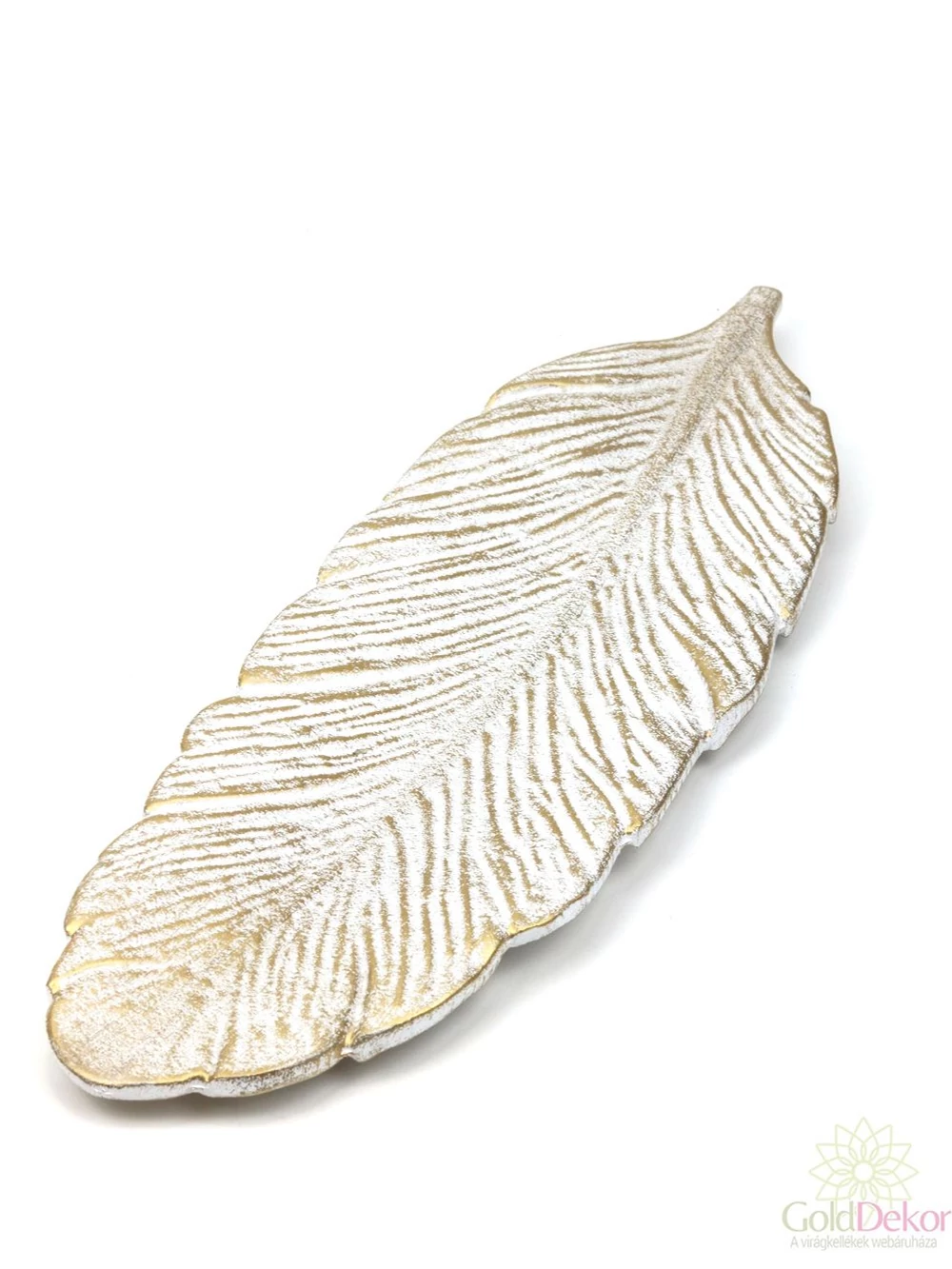 Dekor tál 1  - Fehér arany