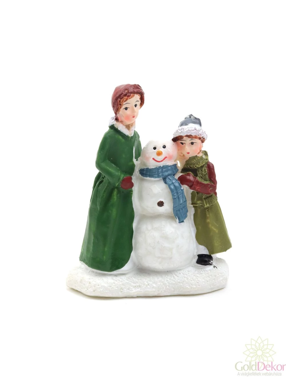 Téli falu figura - Hóemberes