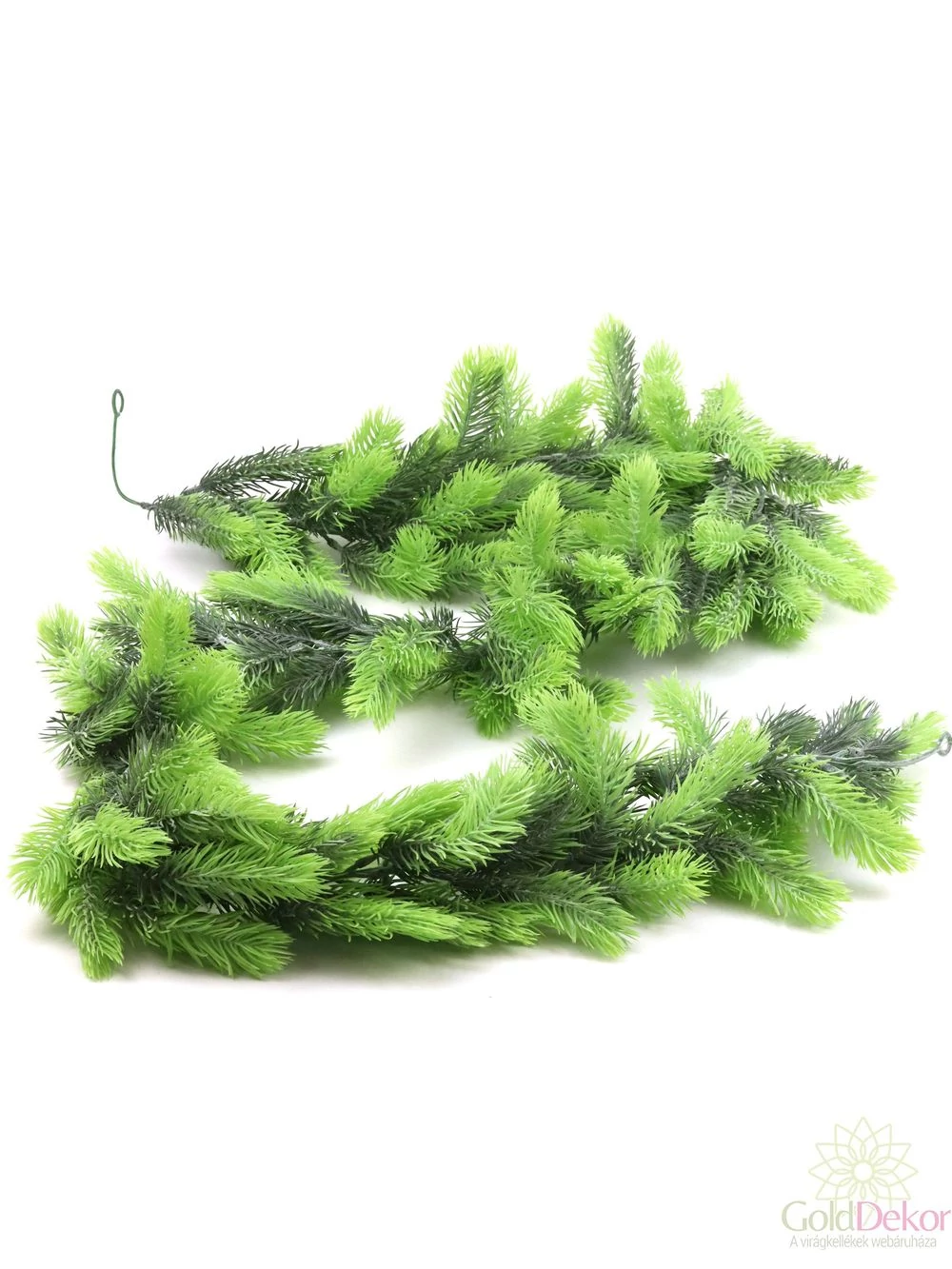 Fenyő girland 180cm - Világos zöld