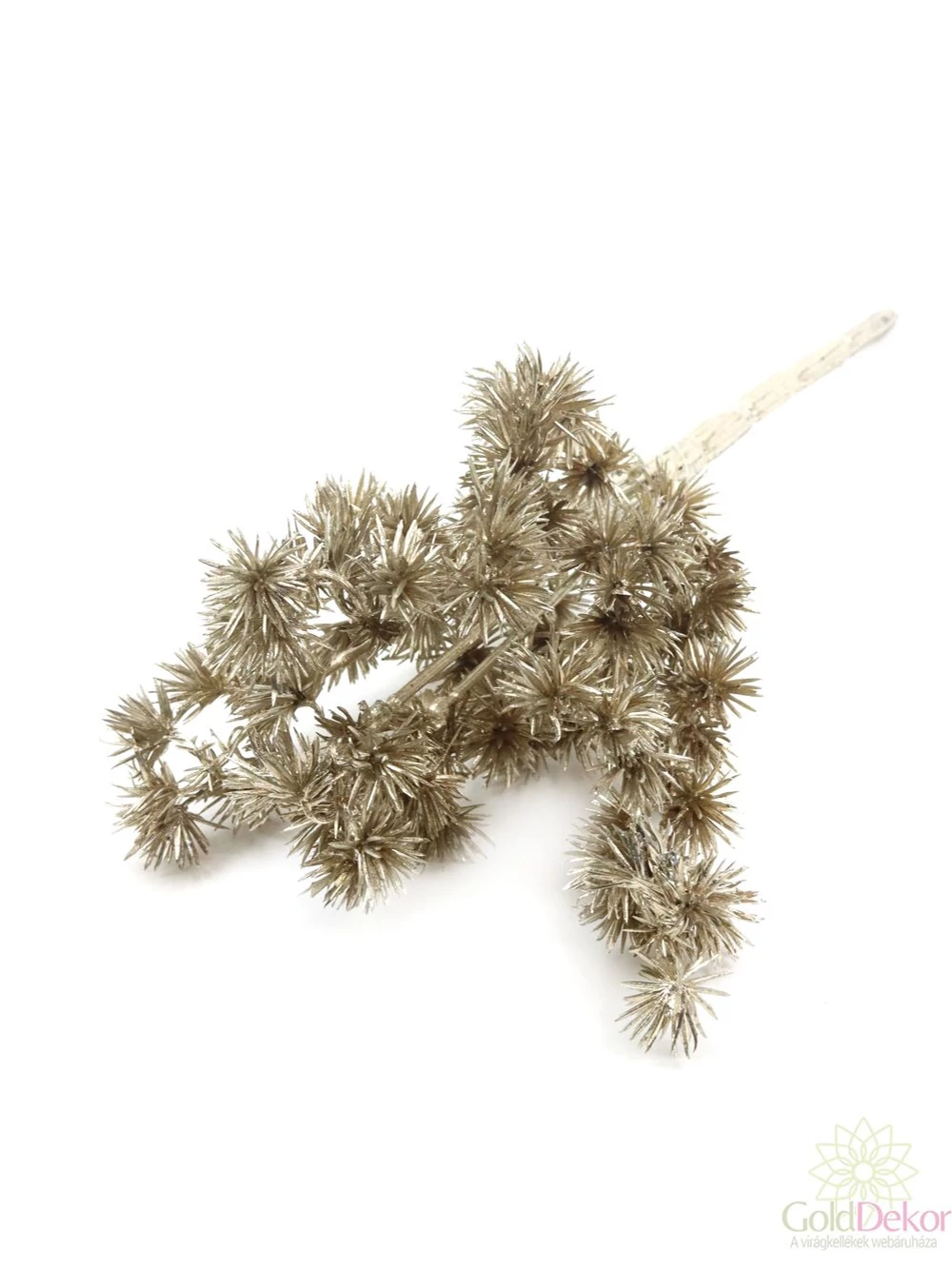 Metál műzöld csokor 3 - Pezsgő