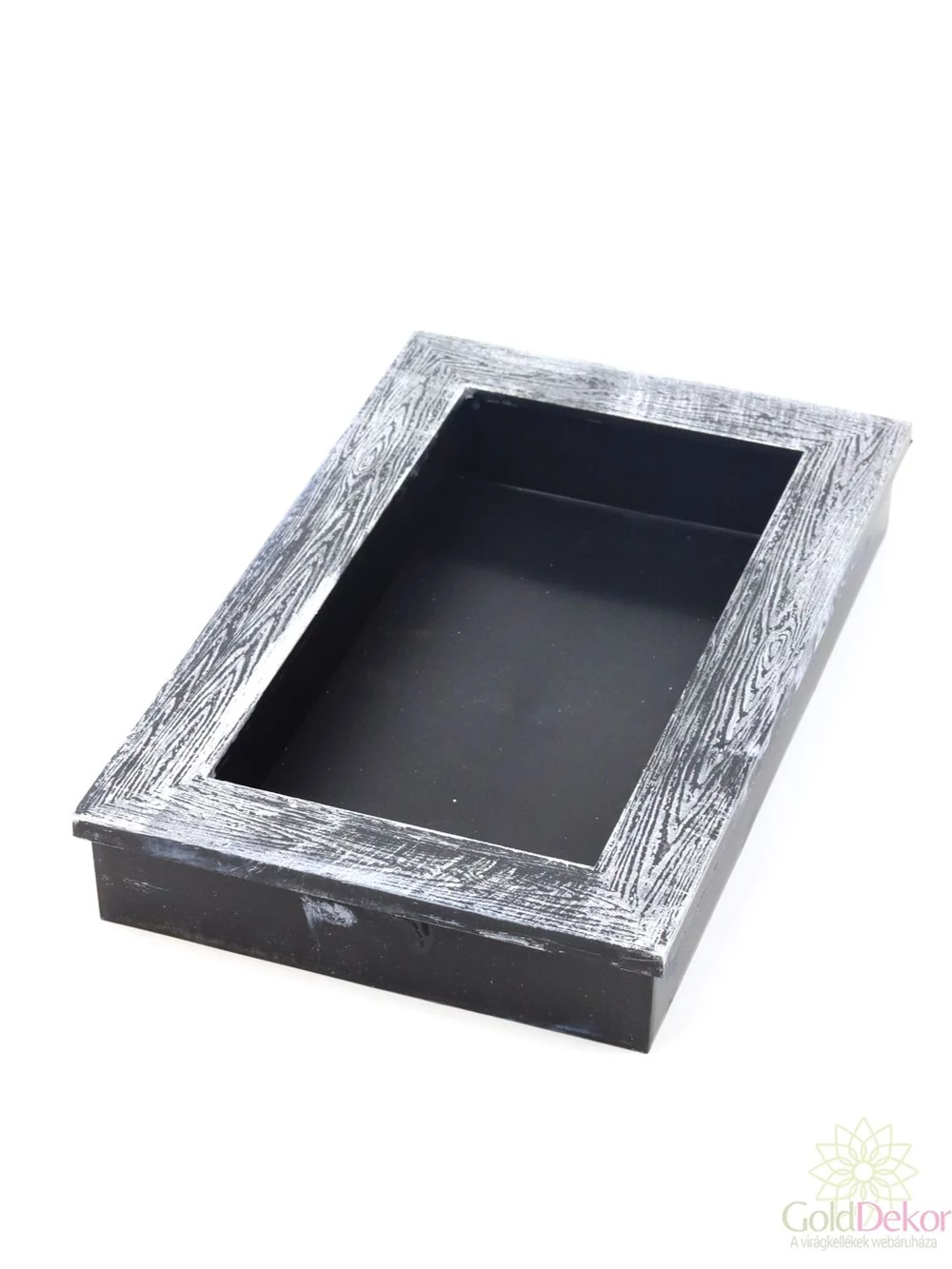 Metál színű műanyag tál - Ezüst