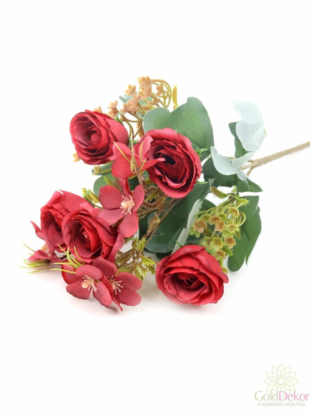 Vegyes színű rózsa csokor - Piros