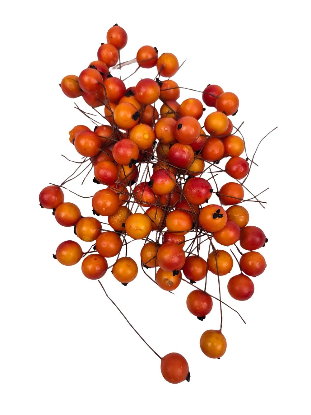 Drótos bogyó 1,5 cm - Narancs mix