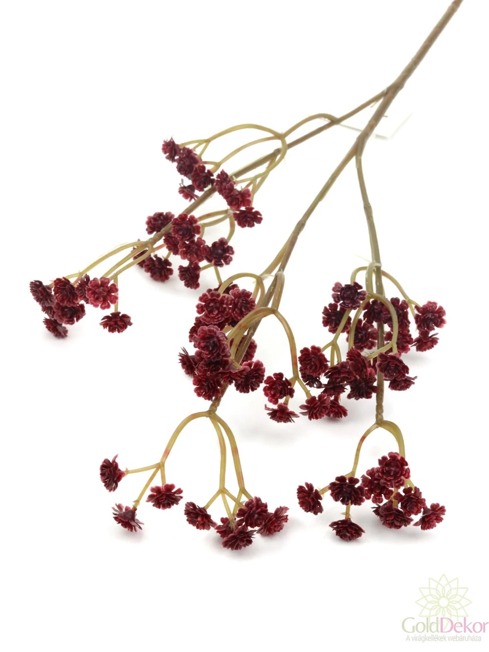 Real touch rezgő ág - Bordó