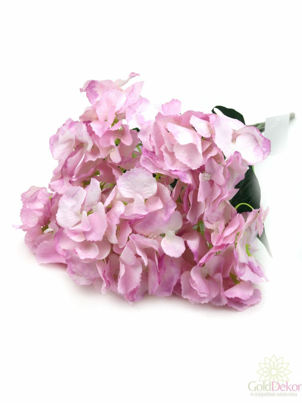 Hortenzia csokor 50 cm - Cirmos rózsaszín