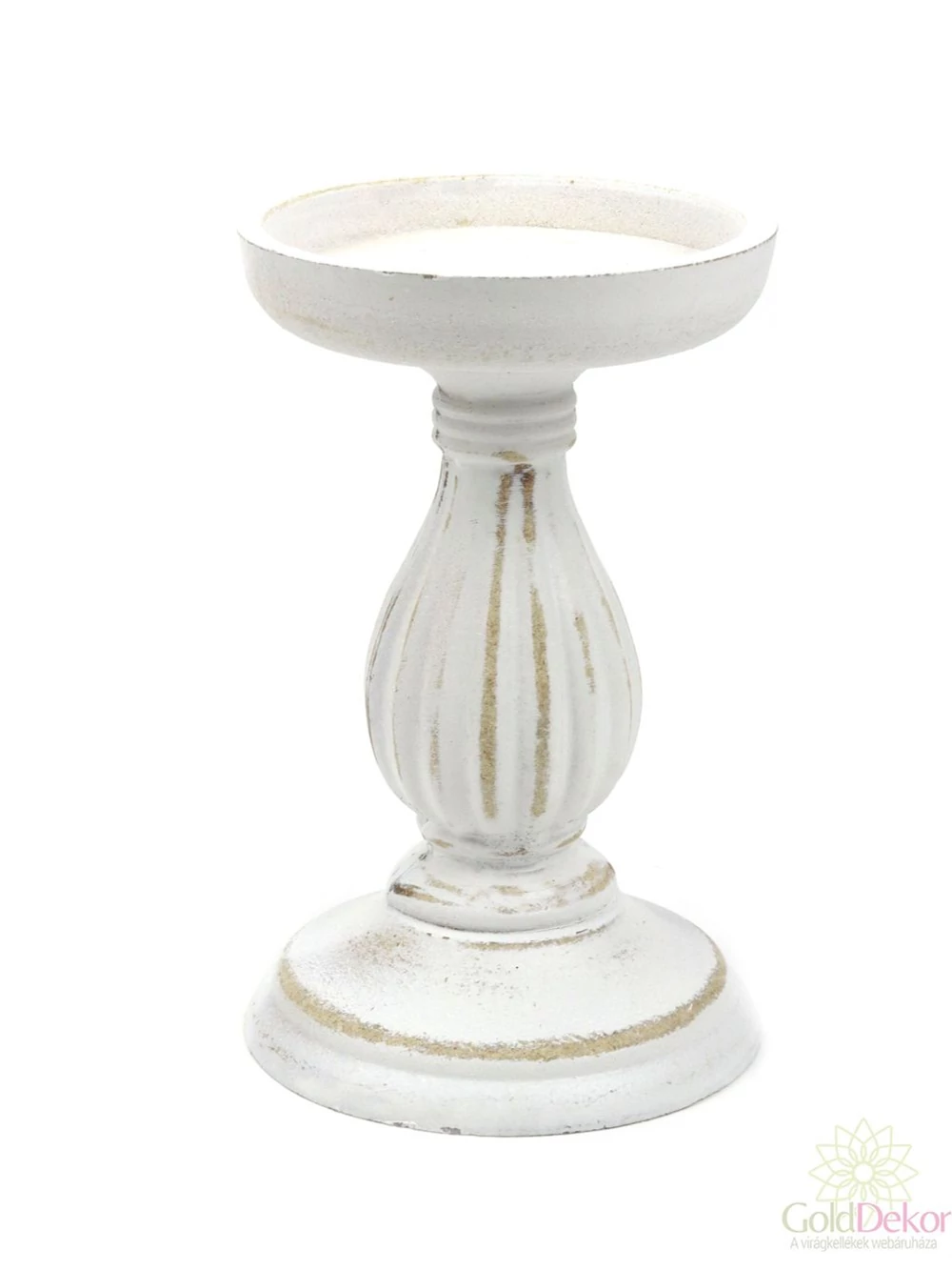 Dekor talpas gyertyatartó 17 cm Dekor talpas gyertyatartó 17 cm