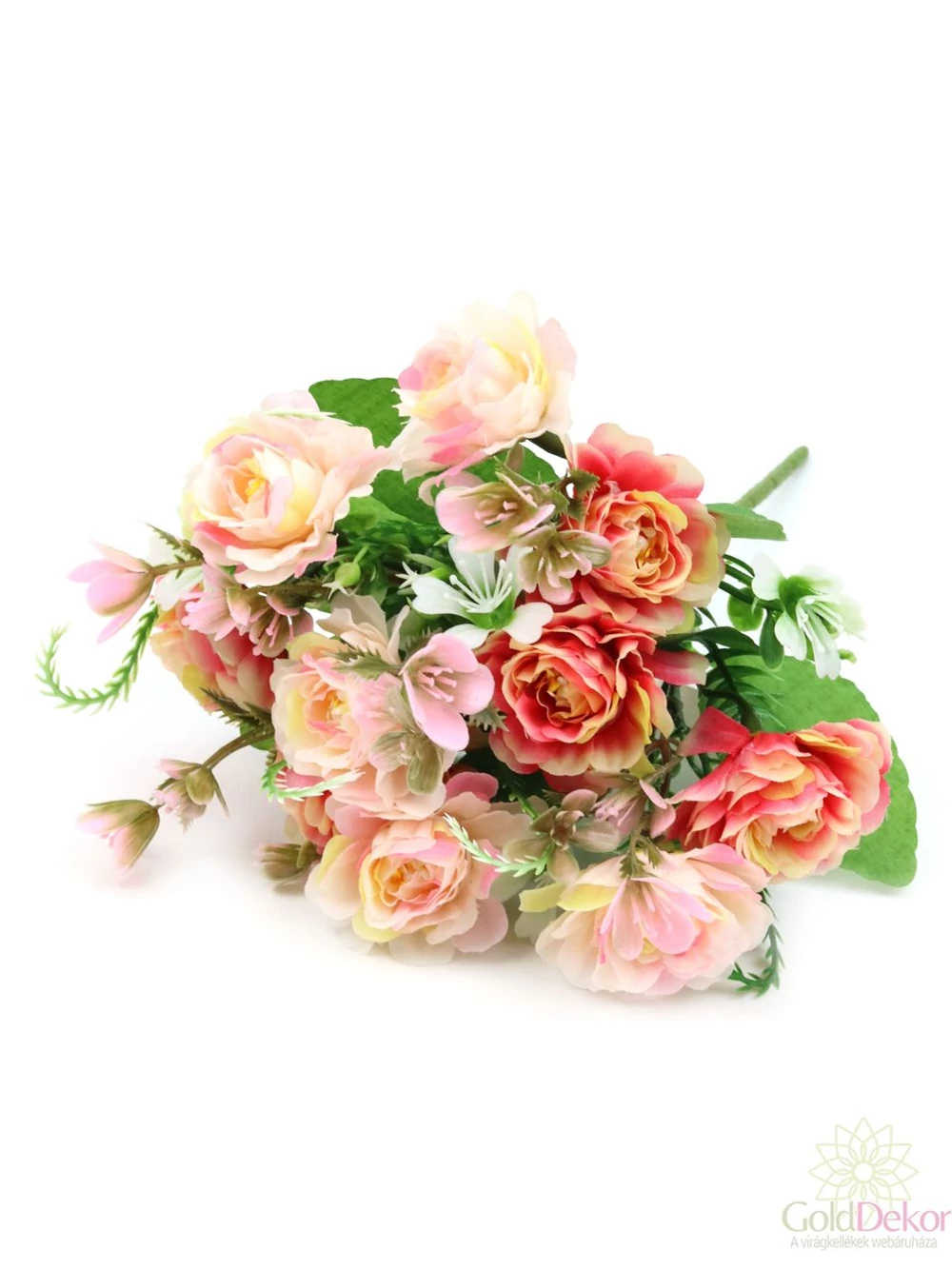 10 fejes fodros szirmú csokor - Cirmos