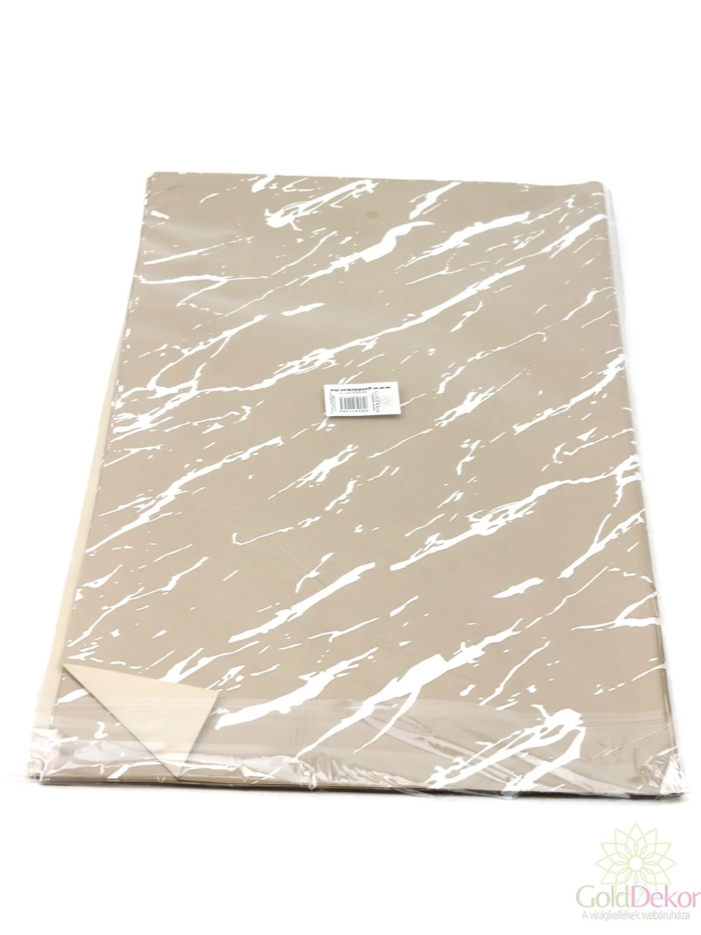 Íves fólia 57*57 cm márvány mintás - Drapp