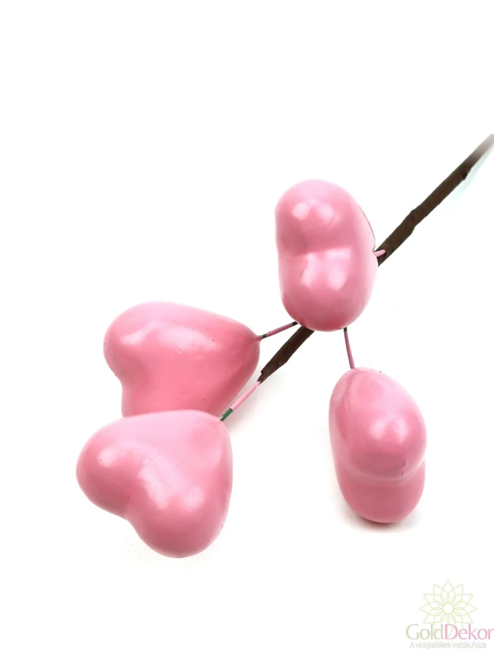 Szíves pikk - Rózsaszín