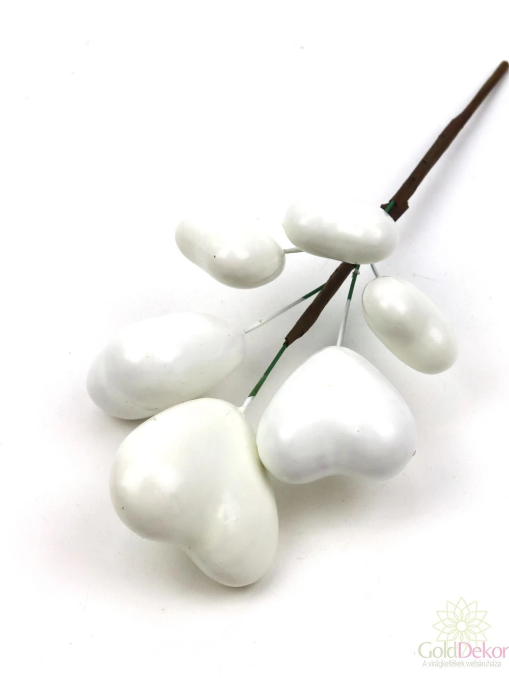 Szíves pikk - Fehér