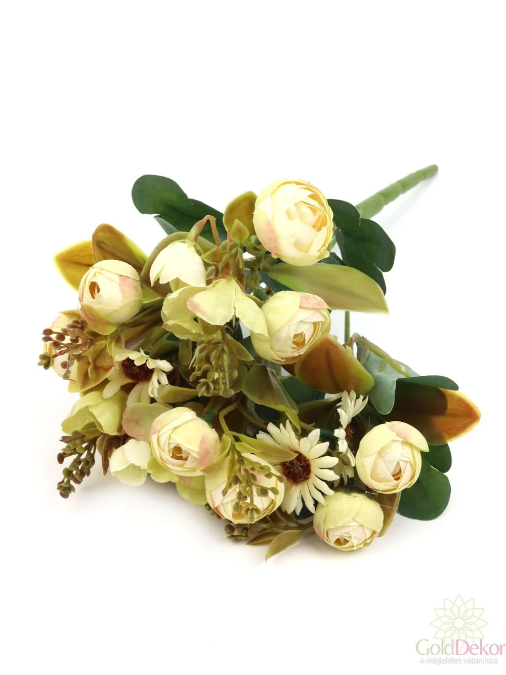 Vegyes színű kicsi csokor 108 - Krém