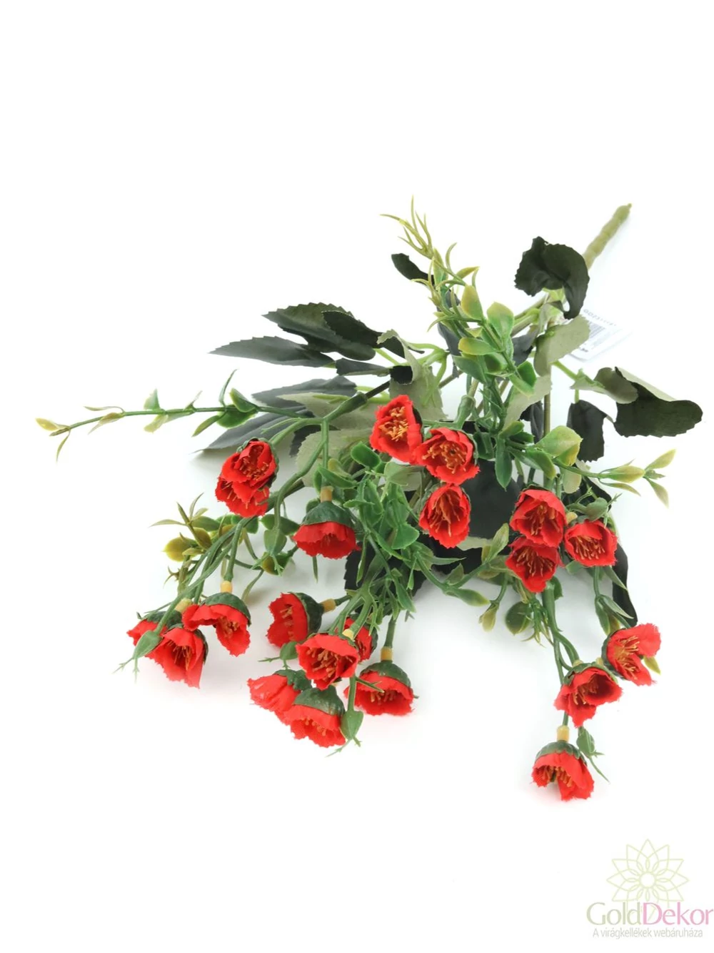 Apró fejű színes csokor - Piros