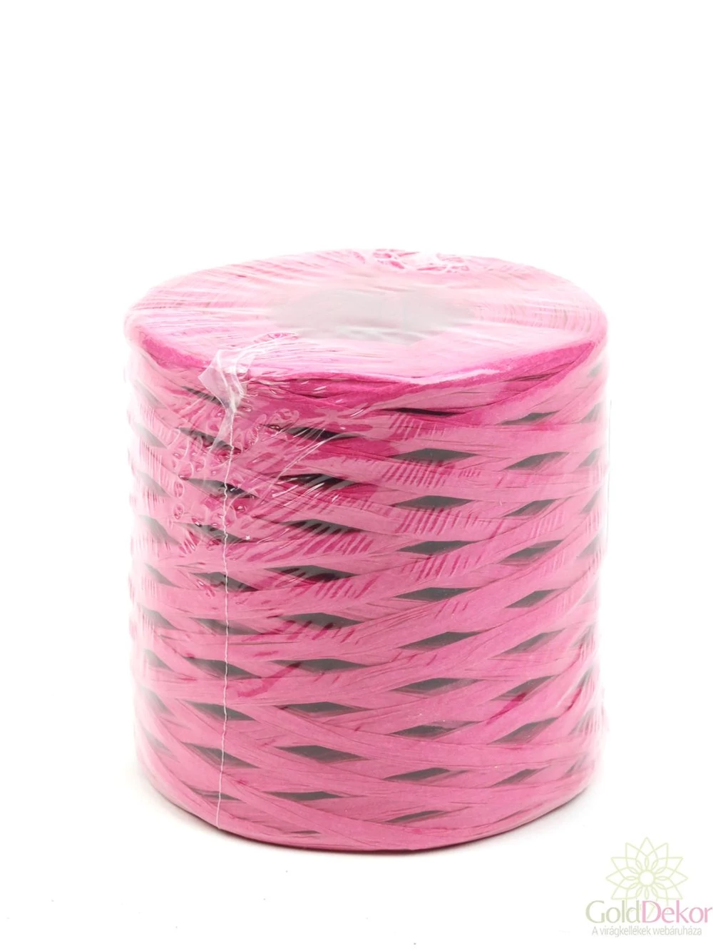 Színes raffia kötöző - Pink
