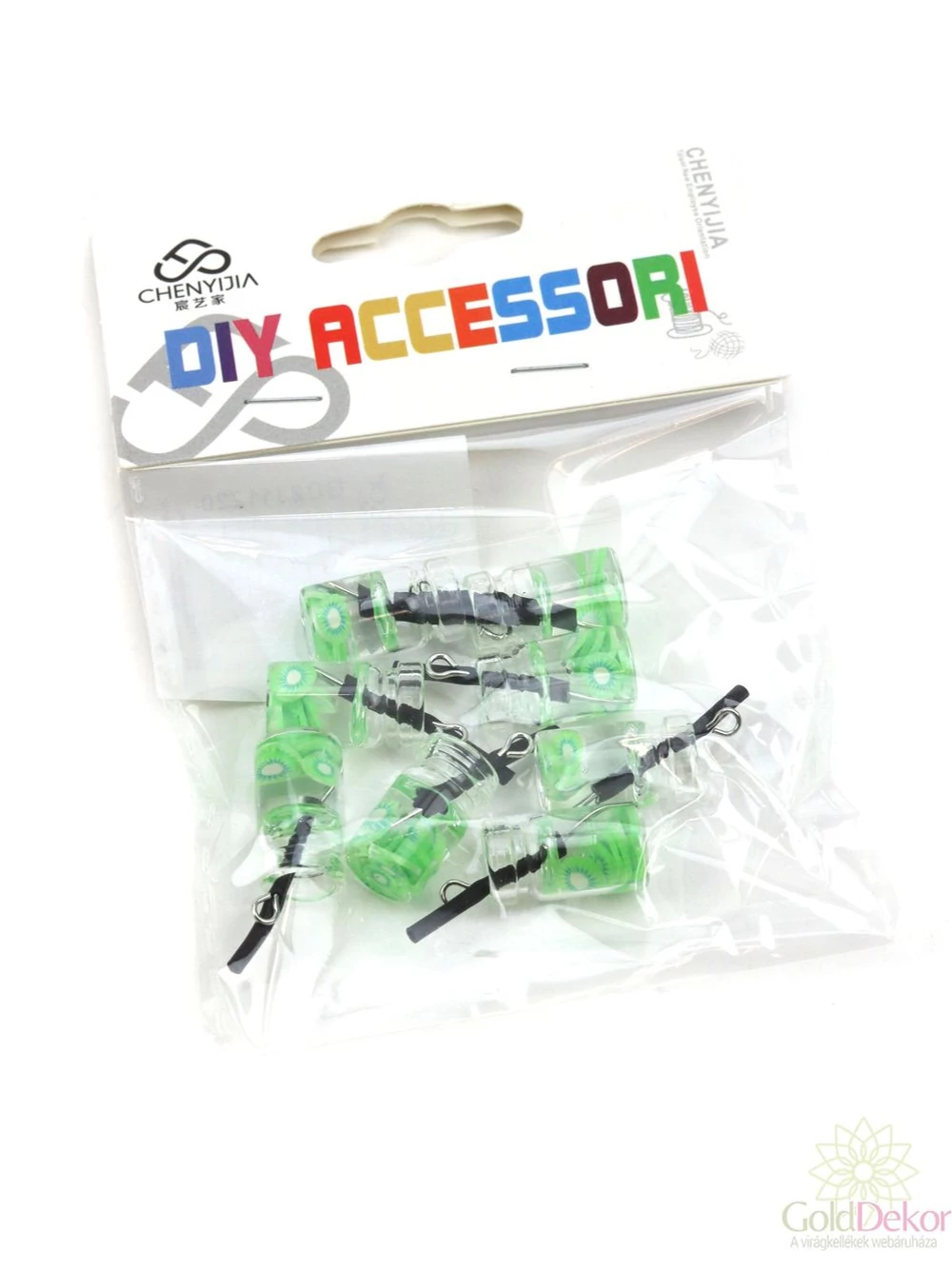 Dekor mini koktélos pohár - Kiwis Dekor mini koktélos pohár - Kiwis