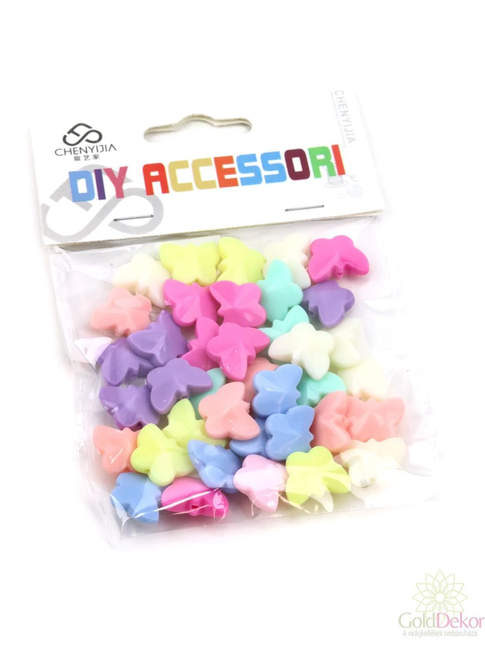 Fűzhetős színes kiegészítők - Lepke