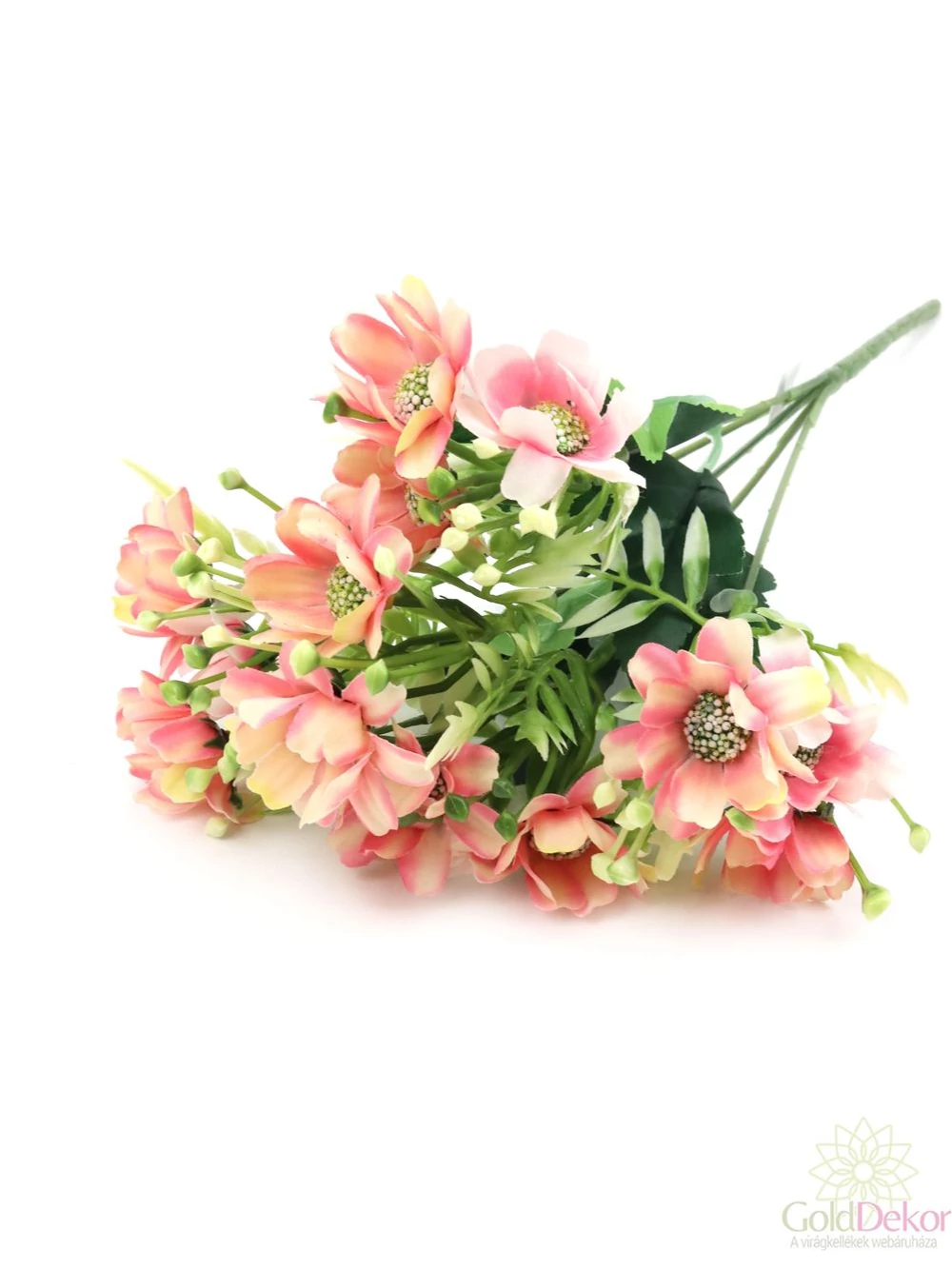 Vegyes színű kicsi csokor 115 - Cirmos barack