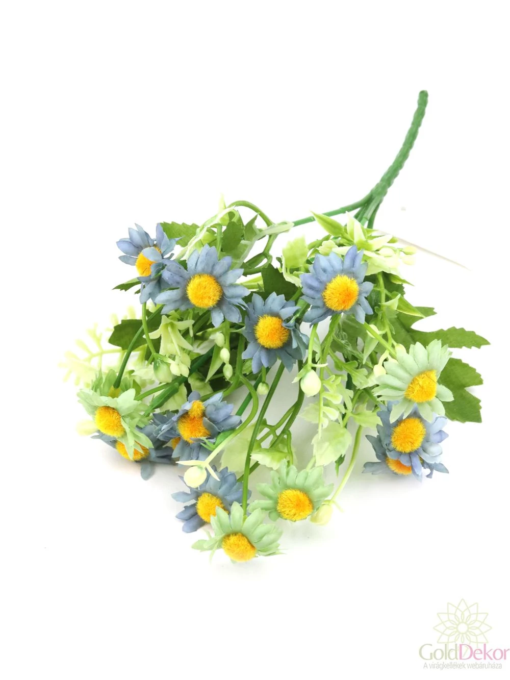 Vegyes színű kicsi csokor 104 - Kék-zöld