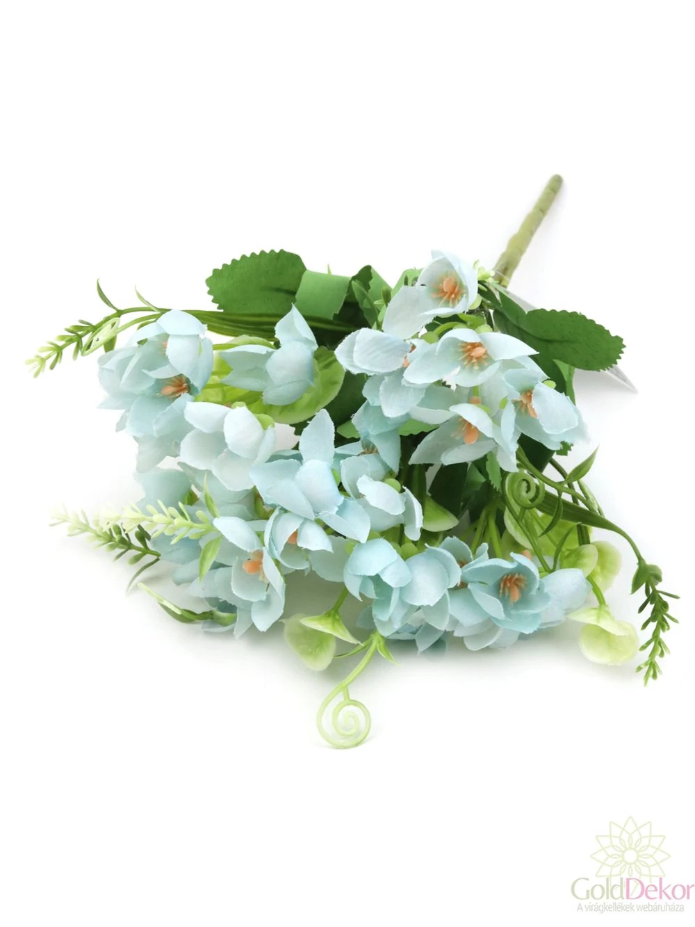 Vegyes színű kicsi csokor 107 - Világos Kék