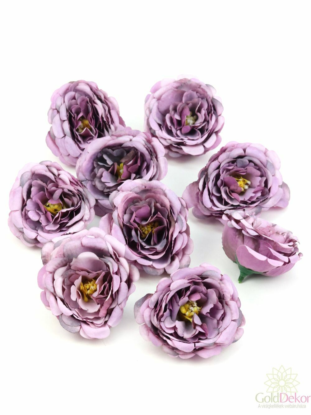 Dekor fejvirág 35 - Antik lila