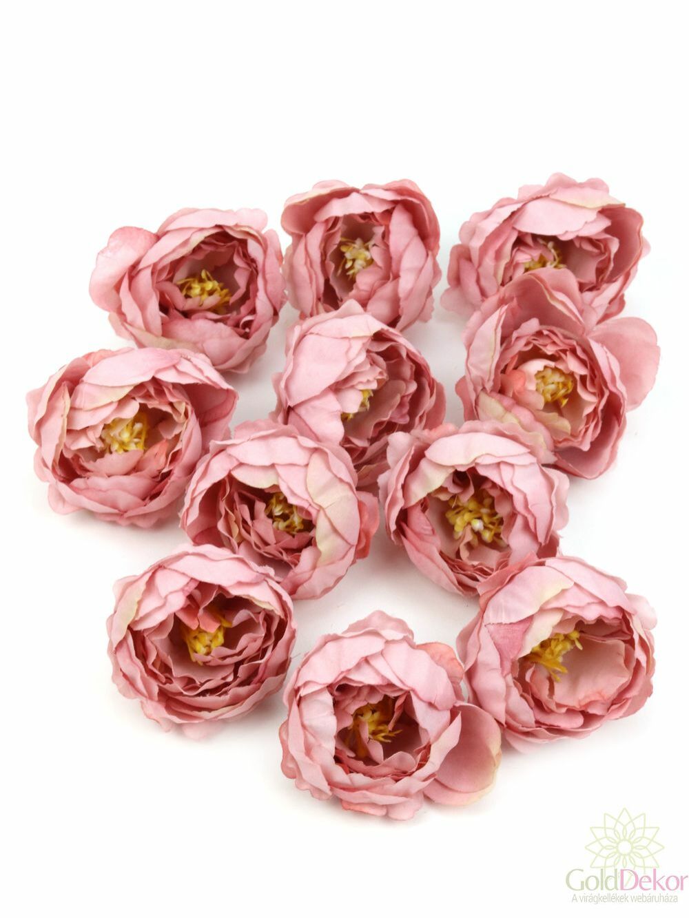 Dekor fejvirág 33 - Fáradt rózsaszín