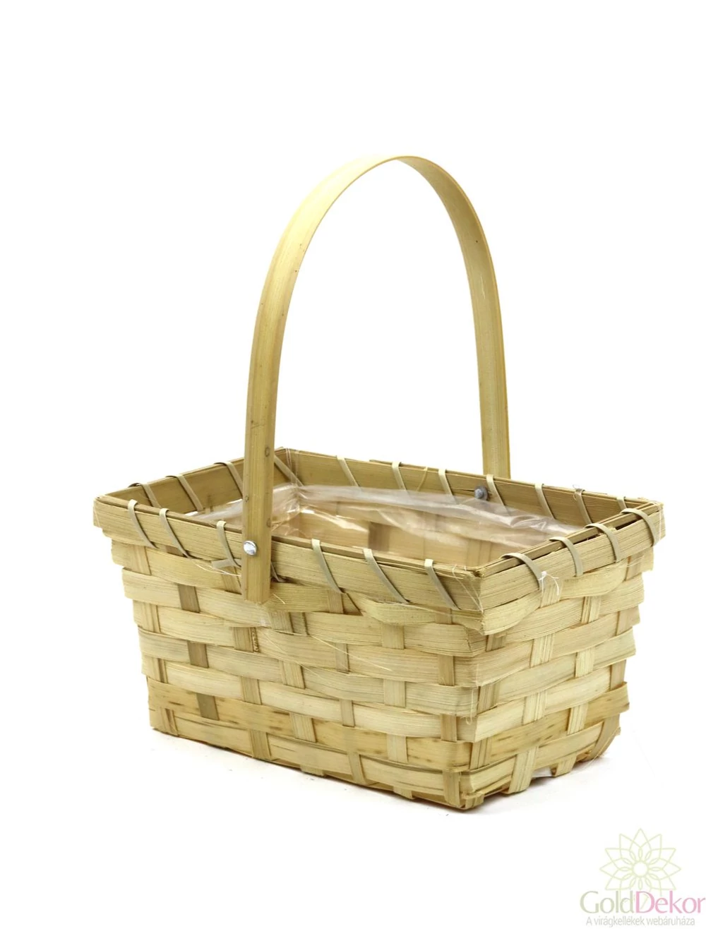 Füles bambusz kosár tégla