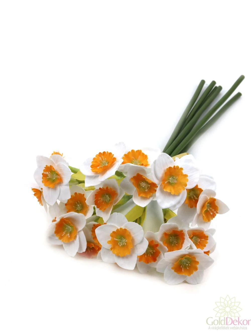 Real touch nárcisz köteg - Fehér