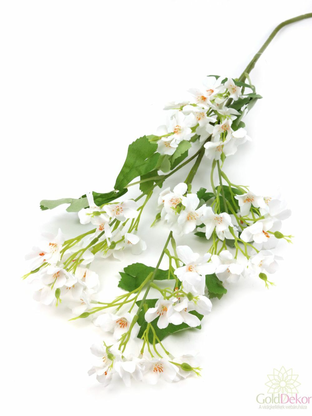 Virágos ág 326 - Fehér