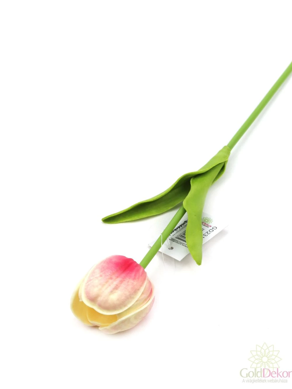 Real touch tulipán nyílt - Krém pink Real touch tulipán nyílt - Krém pink